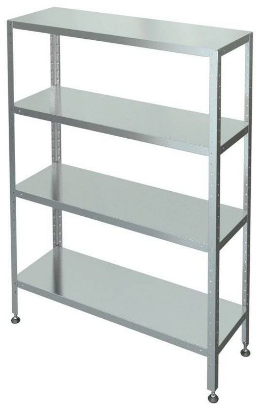Стеллаж прямой сплошной МариХолодМаш С-4-0, 4/0, 5/1, 6