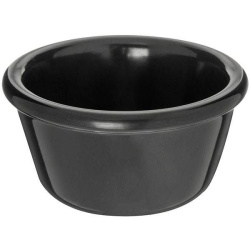Емкость для закусок Carlisle пластик чёрный, 120 мл, D 79,4, H 38,1 мм
