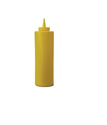 Емкость для соуса Masterglass 1000 мл. d 75 мм. h 280 мм. с крышкой желт.