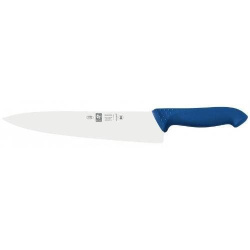 Нож поварской Icel HoReCa Шеф синий, узкое лезвие 250/380 мм.