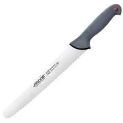 Нож для хлеба Arcos Колор проф L380/250 мм серый