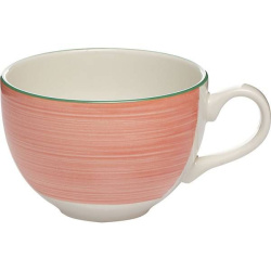Чашка Steelite Rio Pink бело-розовая 340 мл. D 100 мм. H 70 мм.