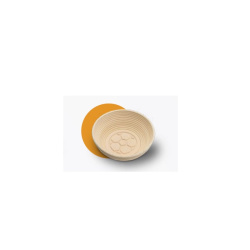 Форма для расстойки хлеба Trgopek из ротанга, круглая с гравировкой, Ø220х90 мм