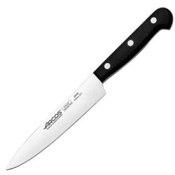 Нож поварской Arcos Универсал L263/150 мм, B29 мм черный 284604