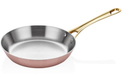 Сковорода для подачи Altin Basak Multi-Metal Copper розово-золотая 1,13 л, D 220 мм, H 41,6 мм