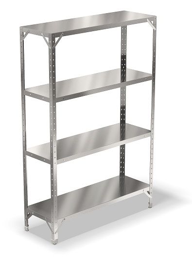 Стеллаж прямой сплошной AppetiTT СР-16/905 Н