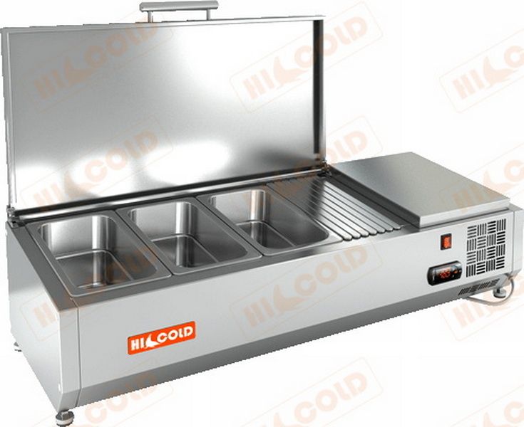 Холодильная витрина для ингредиентов HICOLD VRTU 1000 1/4