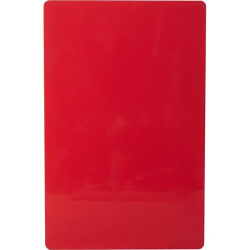 Доска разделочная ALM пластик красный, H 1, L 38, B 25 см