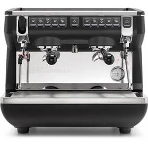 Кофемашина рожковая автоматическая Nuova Simonelli Appia Life Compact 2Gr V 220V black+economizer+hig (высокая группа, экономайзер)