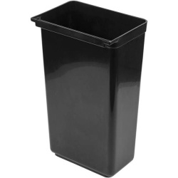 Контейнер мусорные APS 42 л, H 56,5, L 33, B 23 см для тележки 11945, полипроп., чёрный