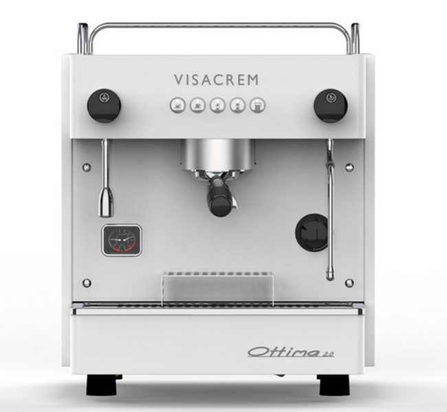 Кофемашина рожковая автоматическая Quality Espresso Visacrem OTTIMA 2.0 1G (ELEC TALL), белый