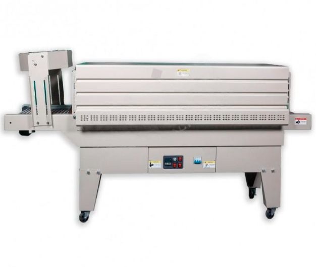 Термоусадочный тоннель Hualian Machinery BS-4535LA для PE пленки (сетчатый конвейер)