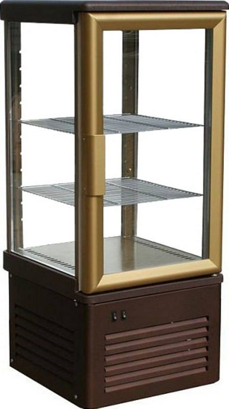 Шкаф кондитерский Carboma D4 VM 120-1 (R120C) (0109-0102 (коричнево-золотой))