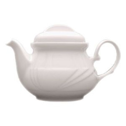 Чайник с крышкой Lubiana «Аркадия» 400мл D87, H105, L180, B115мм белый