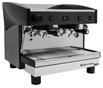 Кофемашина рожковая ROBUSTEZZA ST2M Compact высокие группы, черный