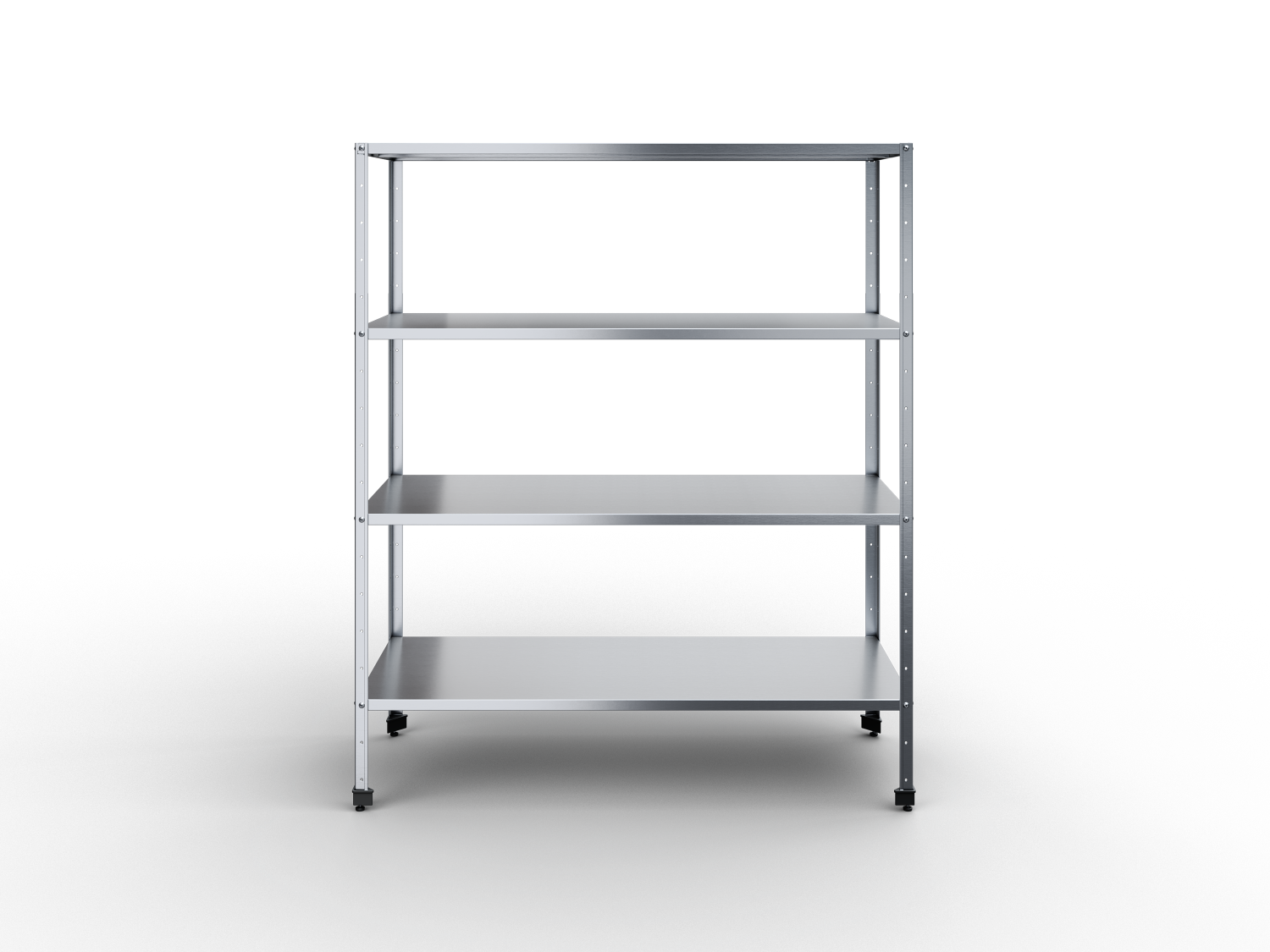 Стеллаж прямой сплошной RADA СКСПЧ-16/5/0, 4/0, 4/18-4С