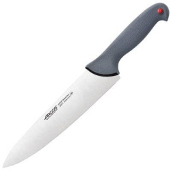 Нож поварской Arcos Колор проф L390/250 мм серый 241100