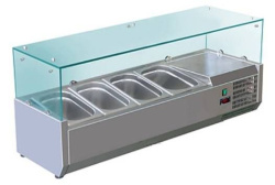 Холодильная витрина для ингредиентов Koreco VRX 1200 395 WN