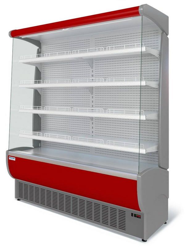 Холодильная горка универсальная МариХолодМаш Флоренция ВХСп-1, 9 (красная)