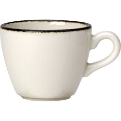 Чашка кофейная Steelite Charcoal Dapple черно-белая 85 мл.