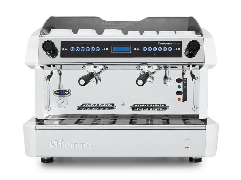 Кофемашина рожковая автоматическая FIAMMA Compass 2 DB TC White (2 высокие группы, двойной бойлер)