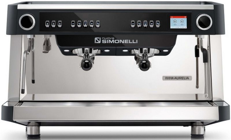 Кофемашина рожковая автоматическая Nuova Simonelli NUOVA AURELIA MP 2Gr 220V black+high groups+Autopurge