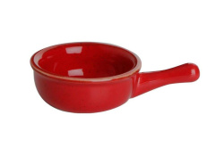 Мини-сковородка с ручкой 6х6 см красный Porland