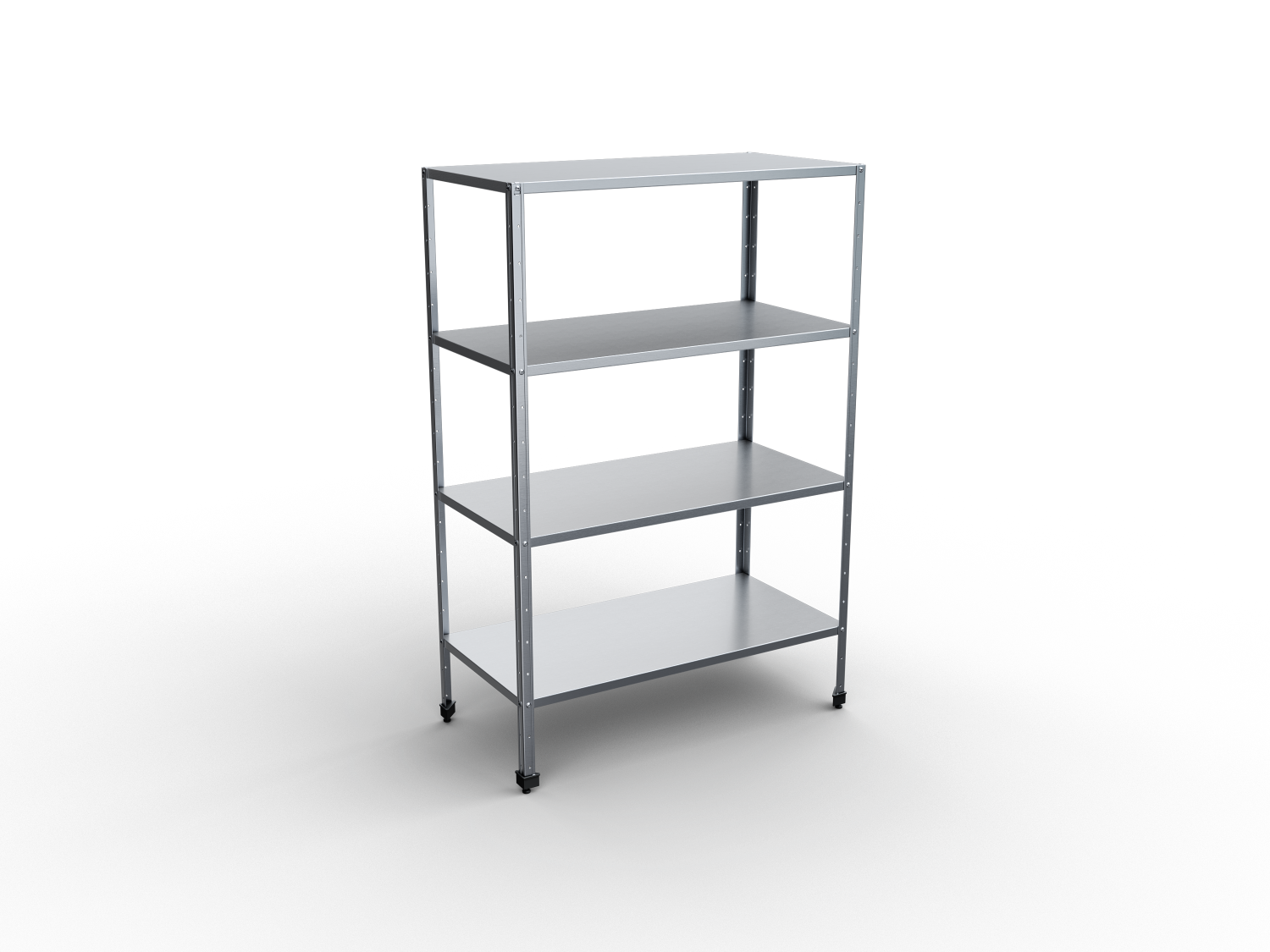 Стеллаж прямой перфорированный RADA СКСПЧ-10/5/0, 4/0, 4/18-4П