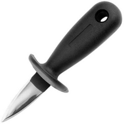Нож для устриц APS сталь нерж., полиамид, чёрный, металлич., L 155/55, B 45 мм