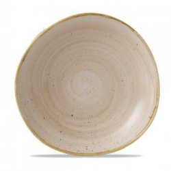 Салатник CHURCHILL Stonecast Nutmeg Cream Волна 1,11 л, d25,3 см без борта SNMSOGB11