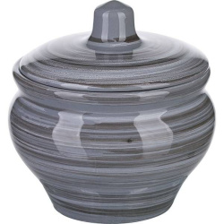 Горшочек для запекания Борисовская Керамика «Пинки»; 350мл; D10см, керамика; серый