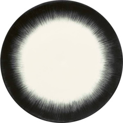 Тарелка Serax №5 De D280 мм фарфор, цвет кремово-черный