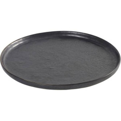 Тарелка Serax Pure D215 мм черная, керамика