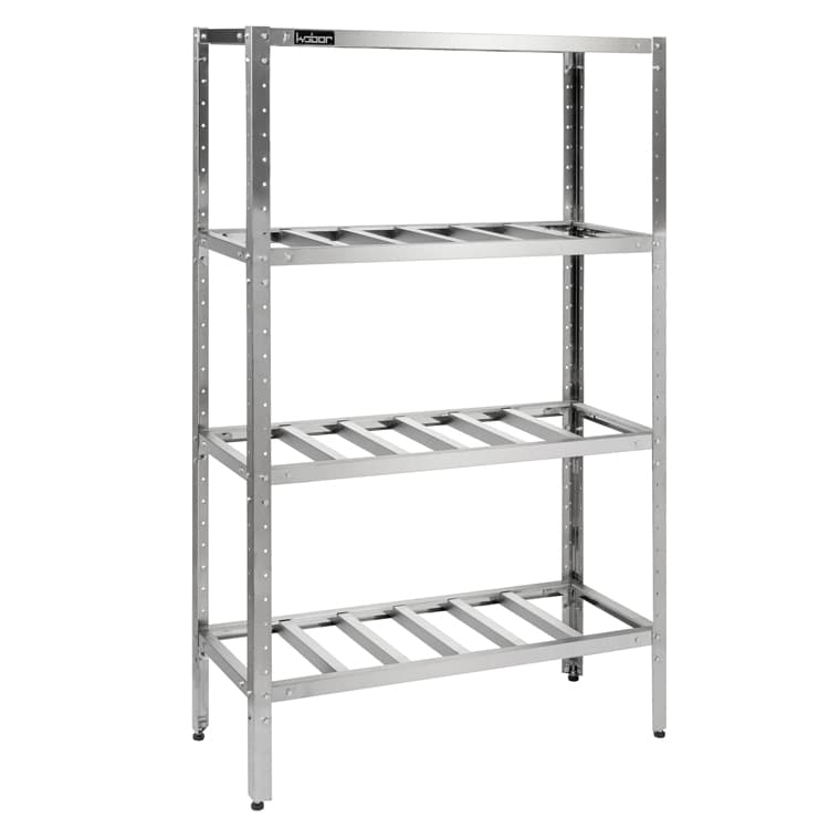 Стеллаж прямой решетчатый КОБОР СКР-120/50 (высота 1800 мм)