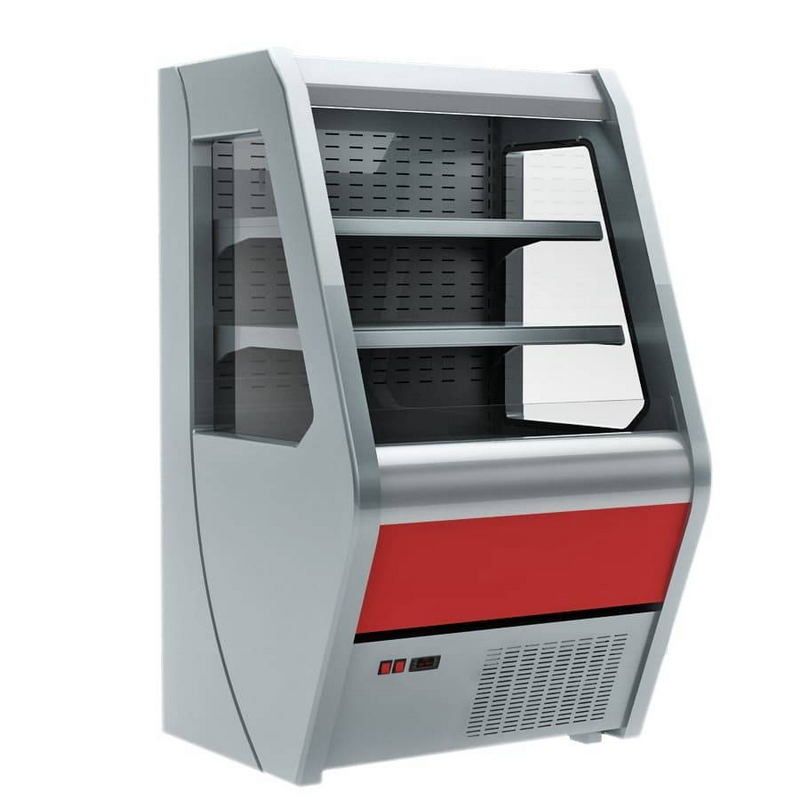 Холодильная горка гастрономическая Carboma F13-07 VM 0, 7-2 (Carboma 1260/700 ВХСп-0, 7, индивидуальное исполнение)