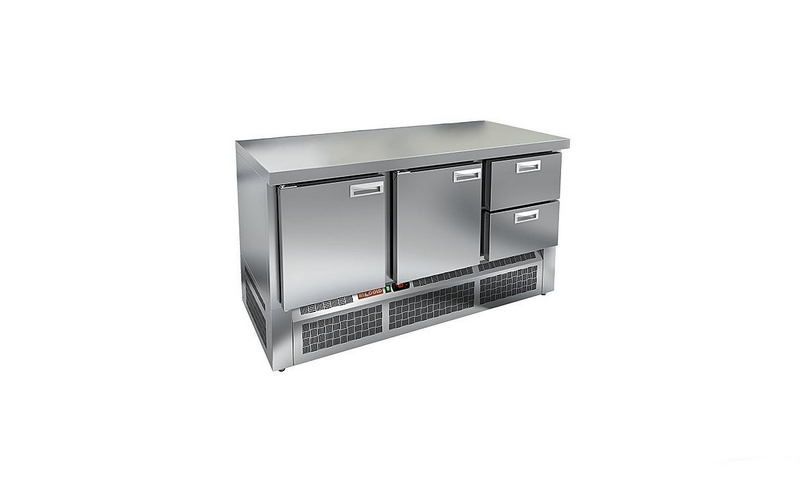 Стол холодильный HICOLD GNE 112/TN О, без борта