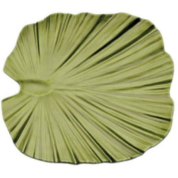 Блюдо для подачи APS «Лист» пластик, зелёный, D 1, H 45, L 270, B 270 мм