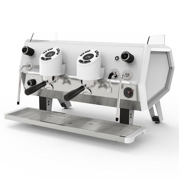 Кофемашина рожковая автоматическая Sanremo D8 2 высокие гр, Подсветка групп+Cold Touch, Total White, белая