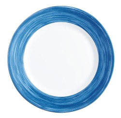 Тарелка Arcoroc Brush d235 мм синий край