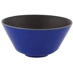 Салатник Vista Alegre Нуар; D 160, H 75мм, керамика; черный, синий