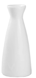 Бутылка для саке KunstWerk Paula белая 250 мл, H 165 мм, D 75 мм