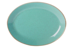 Блюдо овальное Porland Seasons Turquoise 18х14 см 112118