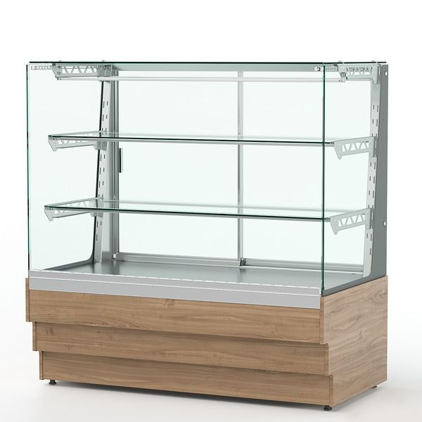 Витрина кондитерская нейтральная Refettorio Crystal RKN20A закрытая (2 полки) 650x700x1320мм