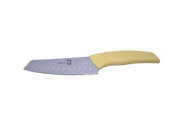 Нож шеф японский Icel I-Tech желтый 140/260 мм.