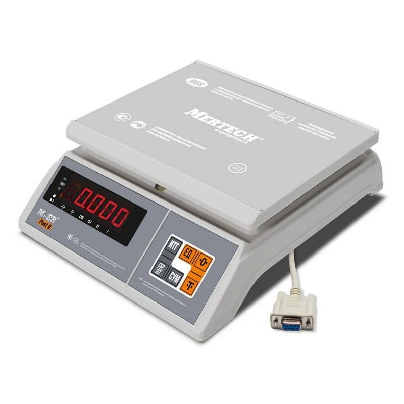 Весы фасовочные MERTECH M-ER 326 AFU-32.1 "Post II" LED RS-232 (по 5 в коробке)