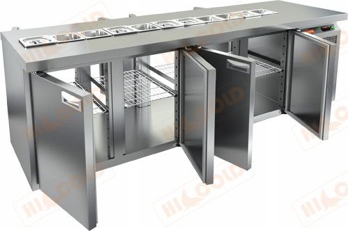 Стол для салатов HICOLD SL2T-1111GN (1/6)