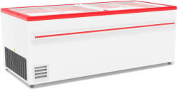 Ларь-бонета морозильная GRC G 2500 B (цвет красный)