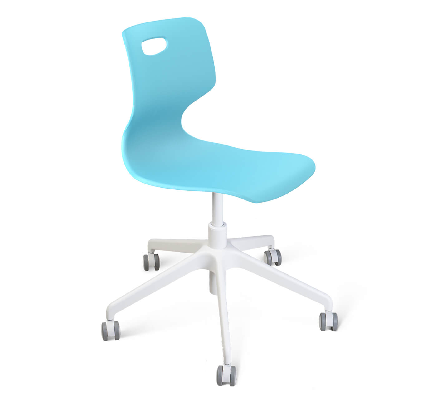 Стул Sheffilton SHT-ST58/S154 a5-7 голубой/белый