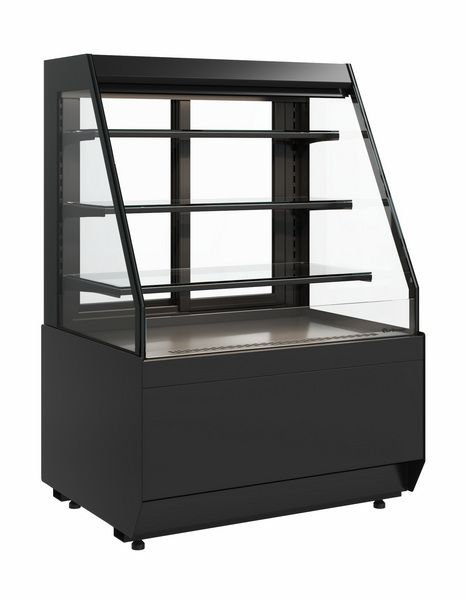Витрина кондитерская Carboma KC70 VM 1, 3-2 STANDARD открытая (версия 2.0) (9005)
