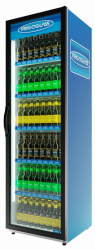 Шкаф холодильный Frigoglass Super 8 FFD (сер.корпус,бел.кабинет,сер.рамка дв.,2Led,6полок,6ЦД,премиум дв.)